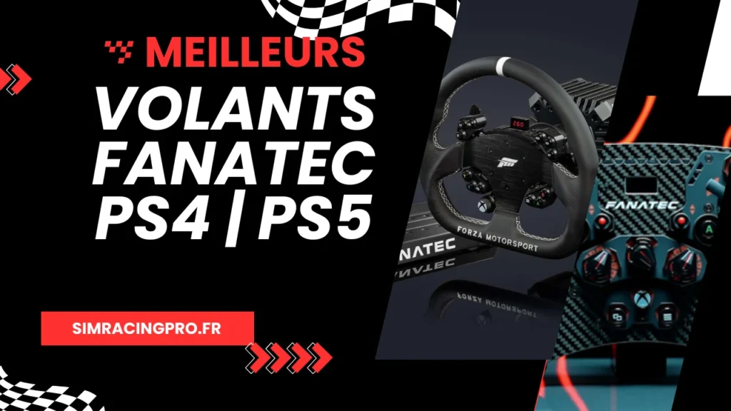 Meilleurs Volants Fanatec PS5 et PS4